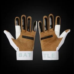 Warstic Sports, Inc WORKMAN3 ADULT & YOUTH BATTING GLOVES "WHITE/BLUE SAGE"