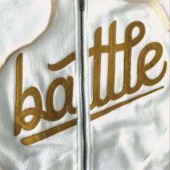 HOODIES & JACKETS OFFICIAL WARSTIC ZIP UP HOODIE (BATTLE) - WHITE