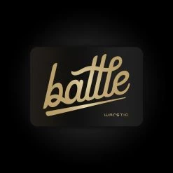 Warstic ACCESSORIES BATTLE LOGO (BLACK/GOLD) STICKER