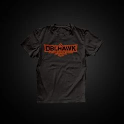 Warstic Sports, Inc DBLHAWK Black Logo Tee