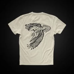 Warstic Sports, Inc DBLHAWK Off-White Hawk Tee