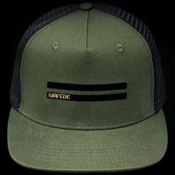 Warstic OFF SEASON SNAPBACK ARMY GREEN/BLACK (WARSTRIPES)