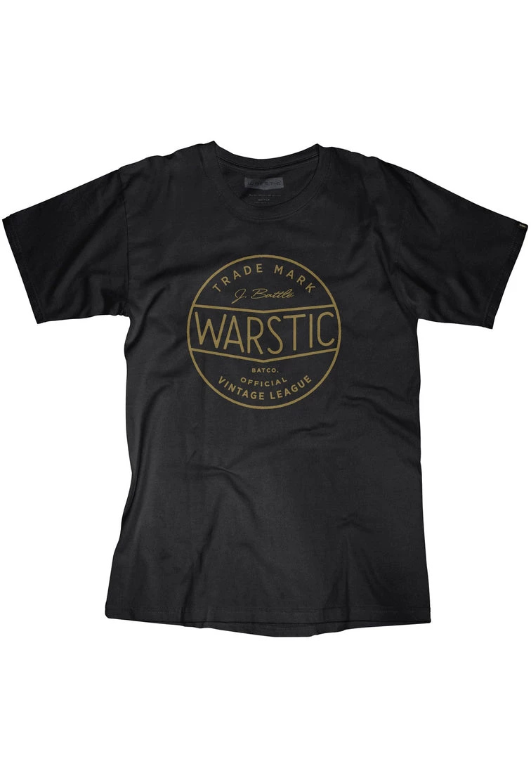 Warstic Sports, Inc OFFICIAL VINTAGE LEAGUE TEE (BLACK) APPAREL 5 Warstic Sports, Inc OFFICIAL VINTAGE LEAGUE TEE (BLACK) APPAREL