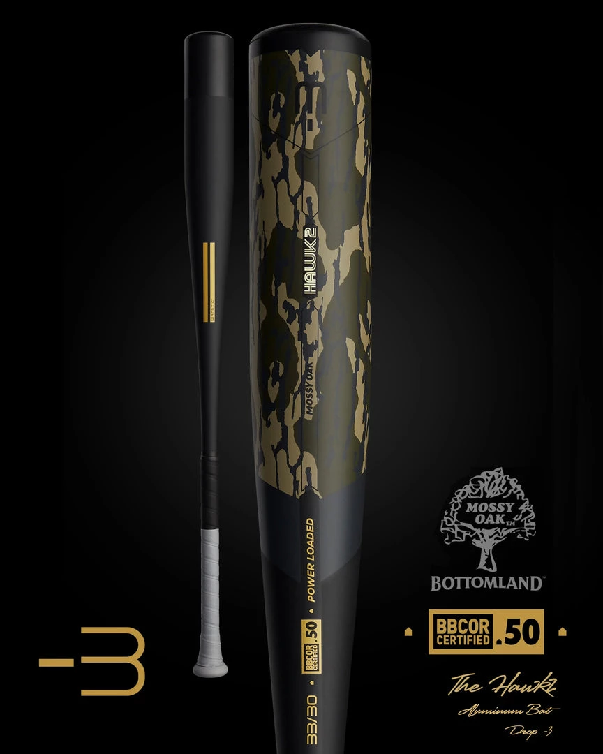 Warstic Sports, Inc HAWK2 MOSSY OAK EDITION BBCOR METAL BASEBALL BAT 1 Warstic Sports, Inc HAWK2 MOSSY OAK EDITION BBCOR METAL BASEBALL BAT