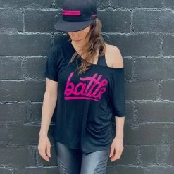 Warstic Sports, Inc BATTLE WOMEN'S TEE (BLACK/PINK) *FINAL SALE* CLEARANCE