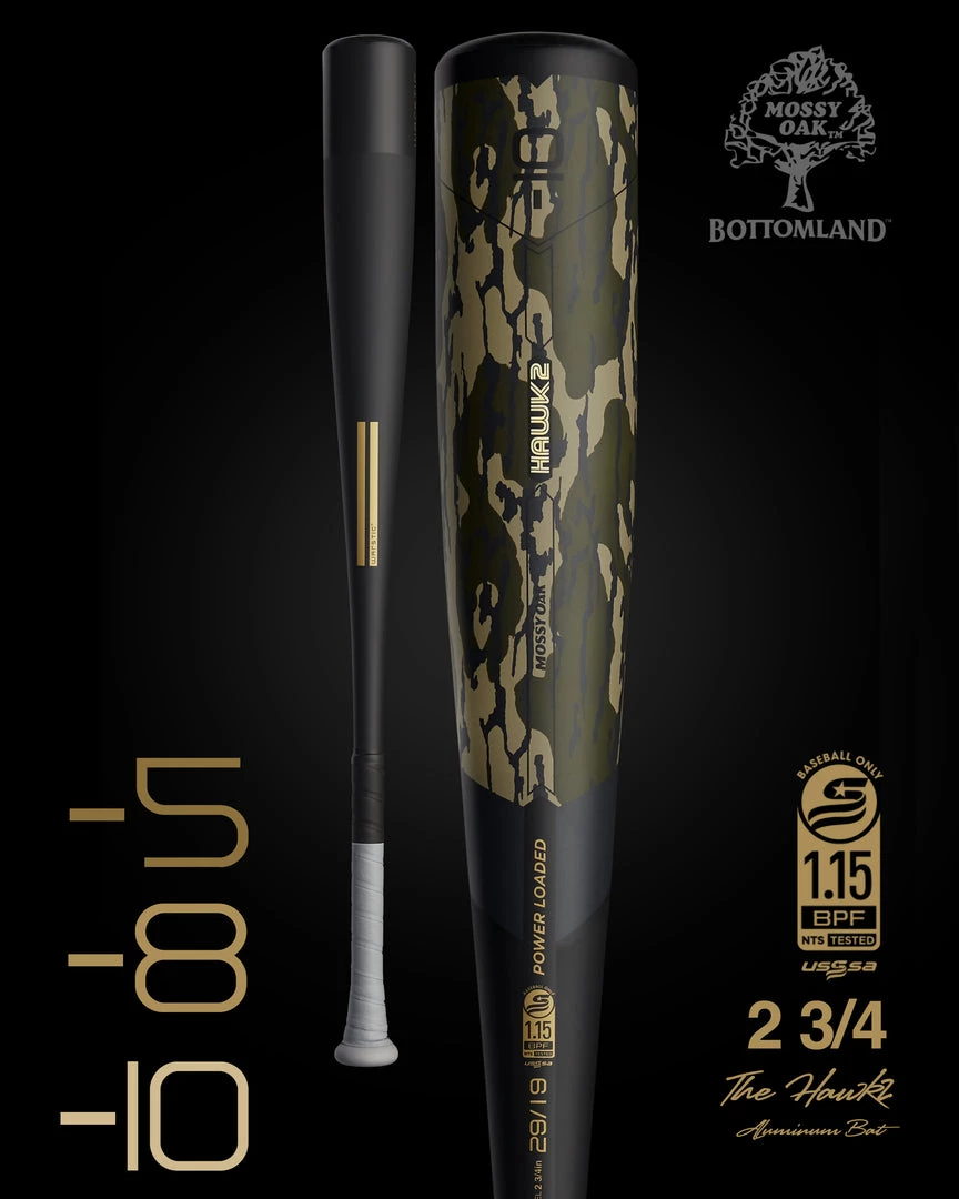 Warstic Sports, Inc HAWK2 MOSSY OAK EDITION USSSA METAL BASEBALL BAT 1 Warstic Sports, Inc HAWK2 MOSSY OAK EDITION USSSA METAL BASEBALL BAT