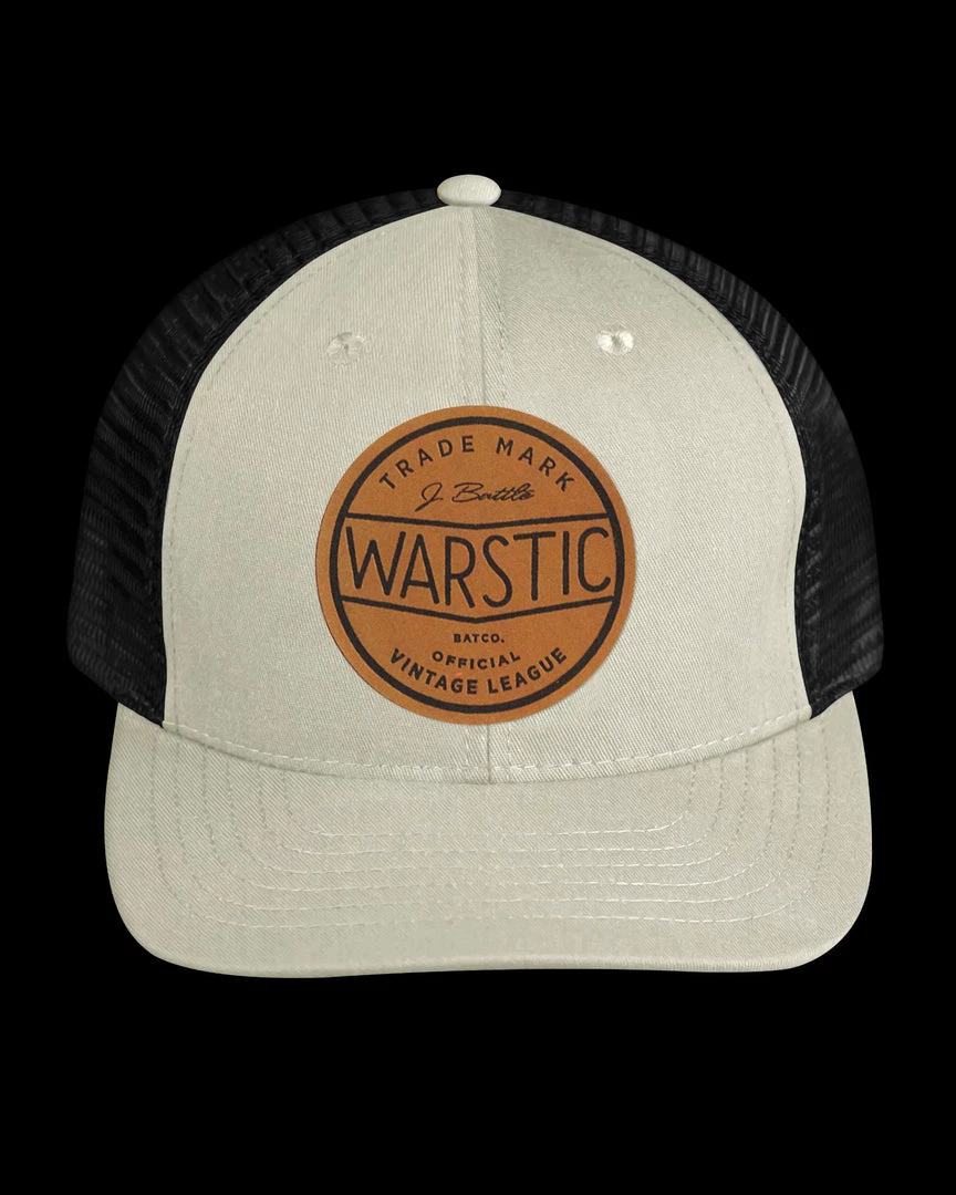 Warstic OFF SEASON SNAPBACK OFF WHITE/BLACK LEATHER VINTAGE LEAGUE