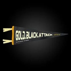 Oxford Pennant GOLD BLACK ATTACK PENNANT ACCESSORIES