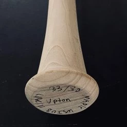 Warstic JUSTIN UPTON "ART OF HITTING" AUTOGRAPHED BAT - BLACK 33/30