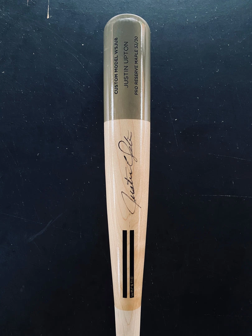 Warstic JUSTIN UPTON "ART OF HITTING" AUTOGRAPHED BAT - GRAY 33/30 1 Warstic JUSTIN UPTON "ART OF HITTING" AUTOGRAPHED BAT - GRAY 33/30