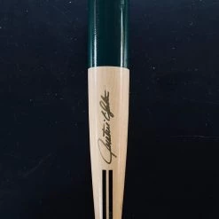 Warstic AUTOGRAPHED ITEMS JUSTIN UPTON "ART OF HITTING" AUTOGRAPHED BAT - DARK GREEN 33/30