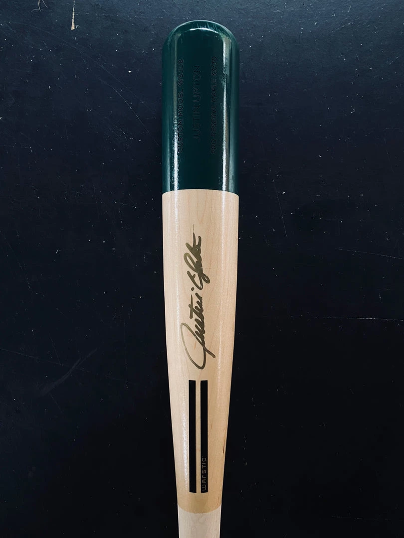 Warstic AUTOGRAPHED ITEMS JUSTIN UPTON "ART OF HITTING" AUTOGRAPHED BAT - DARK GREEN 33/30 1 Warstic AUTOGRAPHED ITEMS JUSTIN UPTON "ART OF HITTING" AUTOGRAPHED BAT - DARK GREEN 33/30