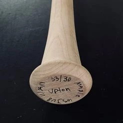 Warstic JUSTIN UPTON "ART OF HITTING" AUTOGRAPHED BAT - NAVY 33/30