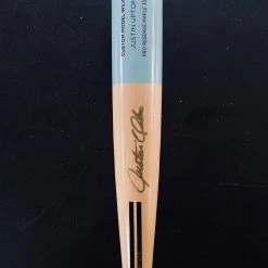 Warstic JUSTIN UPTON "ART OF HITTING" AUTOGRAPHED BAT - SKY BLUE 33/30 AUTOGRAPHED ITEMS
