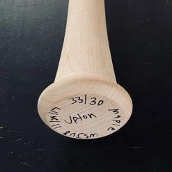 Warstic JUSTIN UPTON "ART OF HITTING" AUTOGRAPHED BAT - SKY BLUE 33/30 AUTOGRAPHED ITEMS