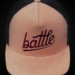 Warstic APPAREL CORDUROY TRUCKER SNAPBACK ROSE/TOBACCO (BATTLE)