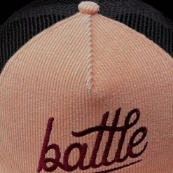 Warstic APPAREL CORDUROY TRUCKER SNAPBACK ROSE/TOBACCO (BATTLE)