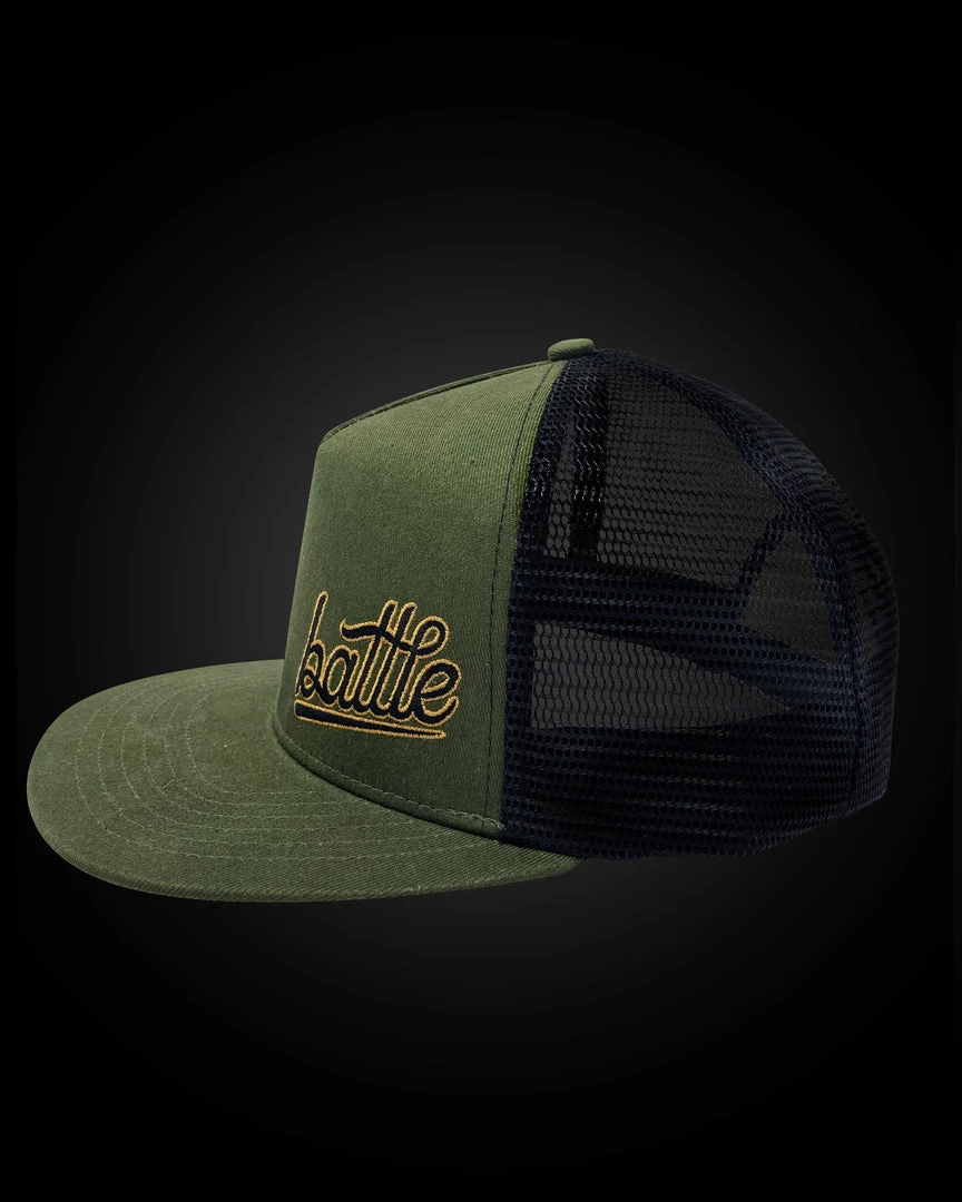 Warstic TRUCKER SNAPBACK ARMY GREEN/BLACK (BATTLE) APPAREL 2 Warstic TRUCKER SNAPBACK ARMY GREEN/BLACK (BATTLE) APPAREL