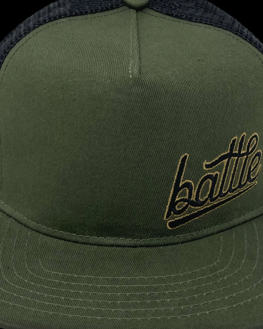 Warstic TRUCKER SNAPBACK ARMY GREEN/BLACK (BATTLE) APPAREL 3 Warstic TRUCKER SNAPBACK ARMY GREEN/BLACK (BATTLE) APPAREL