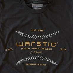 Warstic Sports, Inc APPAREL WARSTIC BASEBALL TEE (BLACK)