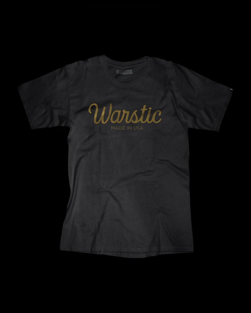 Warstic Sports, Inc WARSTIC SCRIPT TEE (BLACK) 1 Warstic Sports, Inc WARSTIC SCRIPT TEE (BLACK)