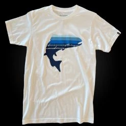 Warstic Sports, Inc CLEARANCE WAR TROUT FACE EVERYTHING AND RISE TEE (VINTAGE WHITE) *FINAL SALE*