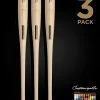 Warstic Sports, Inc WS243 WOOD BAT 3 PACK