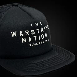 Warstic FOAM TRUCKER SNAPBACK BLACK (WARSTRIPE NATION)