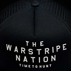 Warstic FOAM TRUCKER SNAPBACK BLACK (WARSTRIPE NATION)