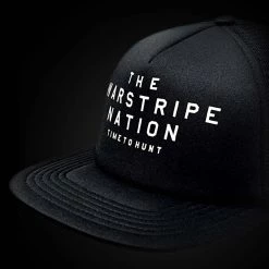 Warstic FOAM TRUCKER SNAPBACK BLACK (WARSTRIPE NATION)