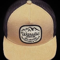 Warstic CORDUROY TRUCKER SNAPBACK KHAKI/TOBACCO (TACKLE) APPAREL