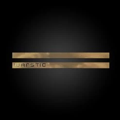 Warstic WARSTRIPE (BLACK/GOLD) STICKER