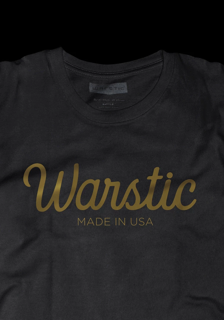 Warstic Sports, Inc WARSTIC SCRIPT TEE (BLACK) 2 Warstic Sports, Inc WARSTIC SCRIPT TEE (BLACK)