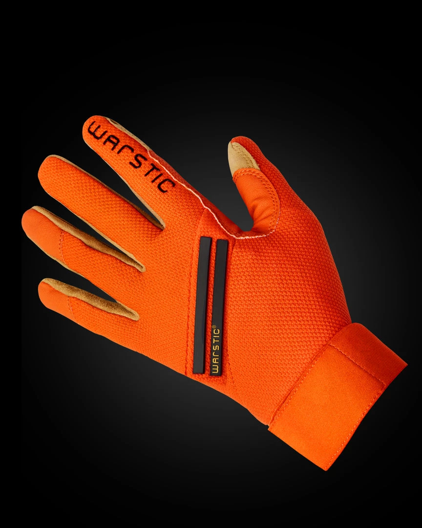 Warstic Sports, Inc WORKMAN3 ADULT & YOUTH BATTING GLOVES "ORANGE" 1 Warstic Sports, Inc WORKMAN3 ADULT & YOUTH BATTING GLOVES "ORANGE"