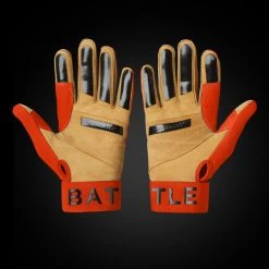 Warstic Sports, Inc WORKMAN3 ADULT & YOUTH BATTING GLOVES "ORANGE"