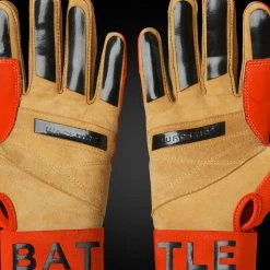 Warstic Sports, Inc WORKMAN3 ADULT & YOUTH BATTING GLOVES "ORANGE" 6 Warstic Sports, Inc WORKMAN3 ADULT & YOUTH BATTING GLOVES