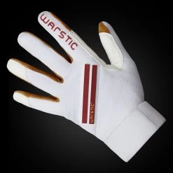 Warstic Sports, Inc WORKMAN3 ADULT & YOUTH BATTING GLOVES "WHITE/RED"