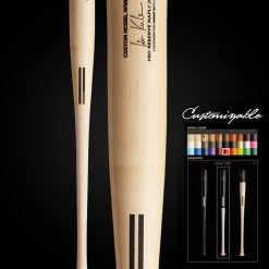 Warstic Sports, Inc IAN KINSLER WSIK58Y YOUTH CUSTOMIZABLE PRO SIGNATURE WOOD BAT 3 PACK CUSTOM PRO