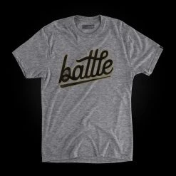 Warstic APPAREL BATTLE YOUTH TEE (GRAY/BLACK/GOLD)