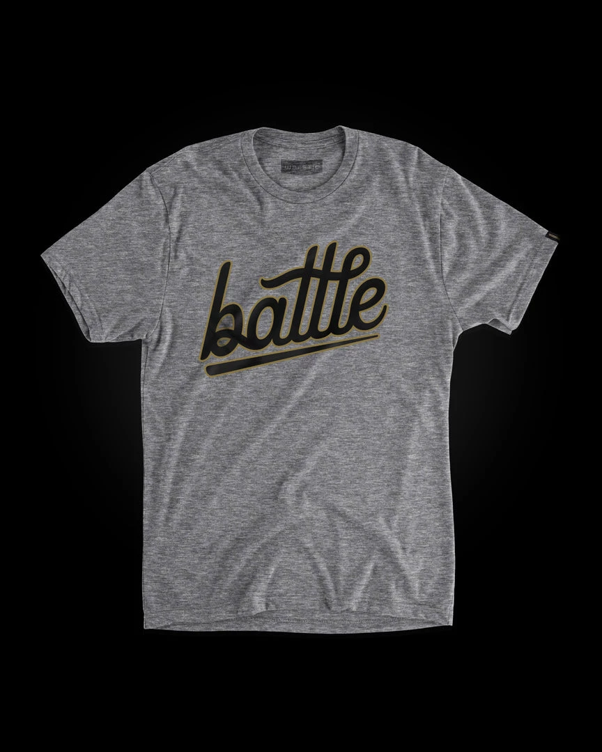 Warstic APPAREL BATTLE YOUTH TEE (GRAY/BLACK/GOLD) 1 Warstic APPAREL BATTLE YOUTH TEE (GRAY/BLACK/GOLD)